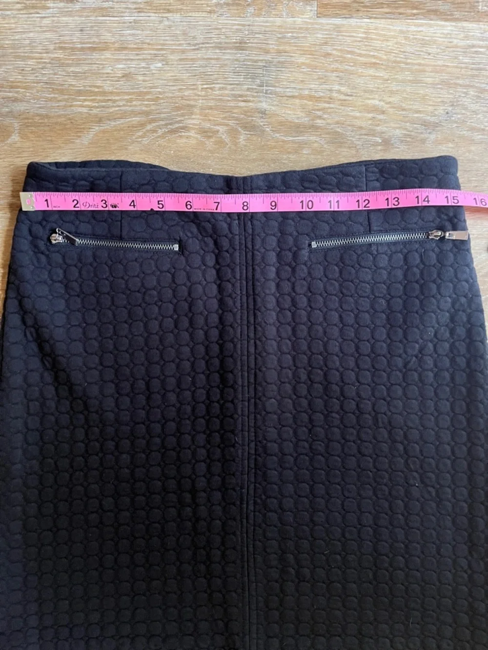 New Laundry by Shelli Segal Black Quilted Mini Skirt Size 8 NWT